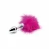 Rimba Kleine Buttplug Met Veer Roze