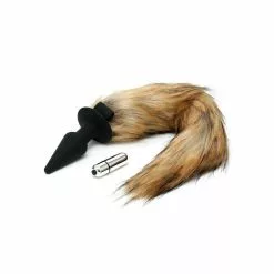 Rimba Siliconen Buttplug Met Vossenstaart