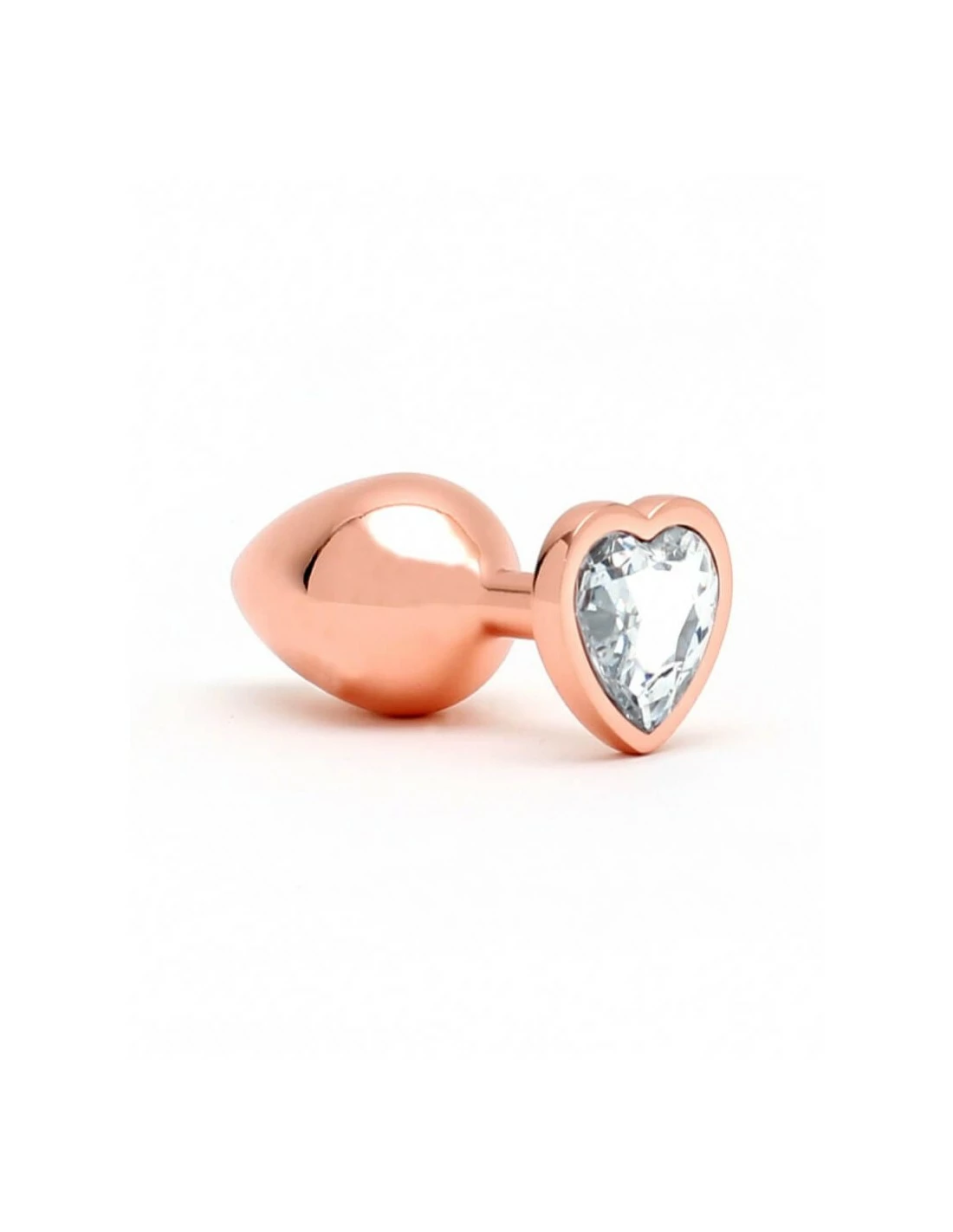 Rimba Toys Pisa Heart Shaped Butt Plug Rose Gold - Afbeelding 2