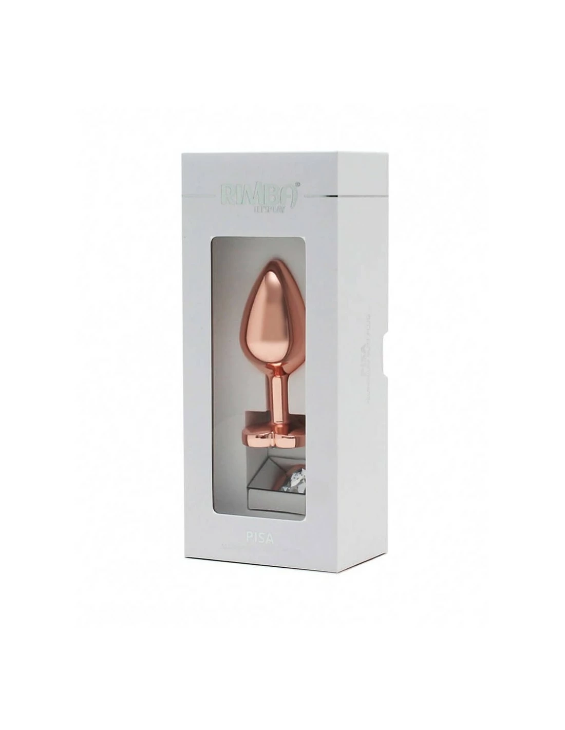Rimba Toys Pisa Heart Shaped Butt Plug Rose Gold - Afbeelding 4