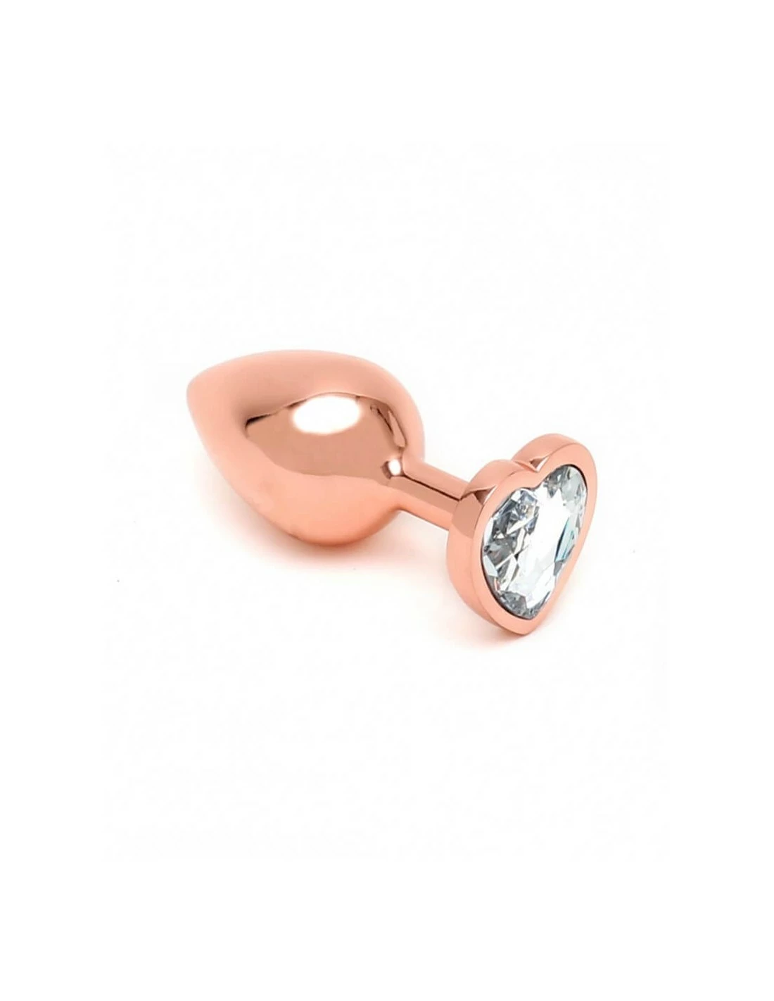 Rimba Toys Pisa Heart Shaped Butt Plug Rose Gold