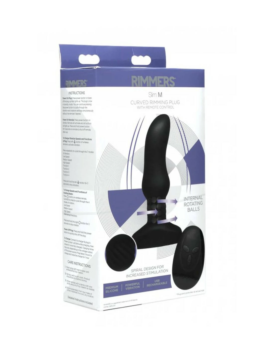 Rimmers Slim M Vibrerende Rimming Buttplug - Afbeelding 6