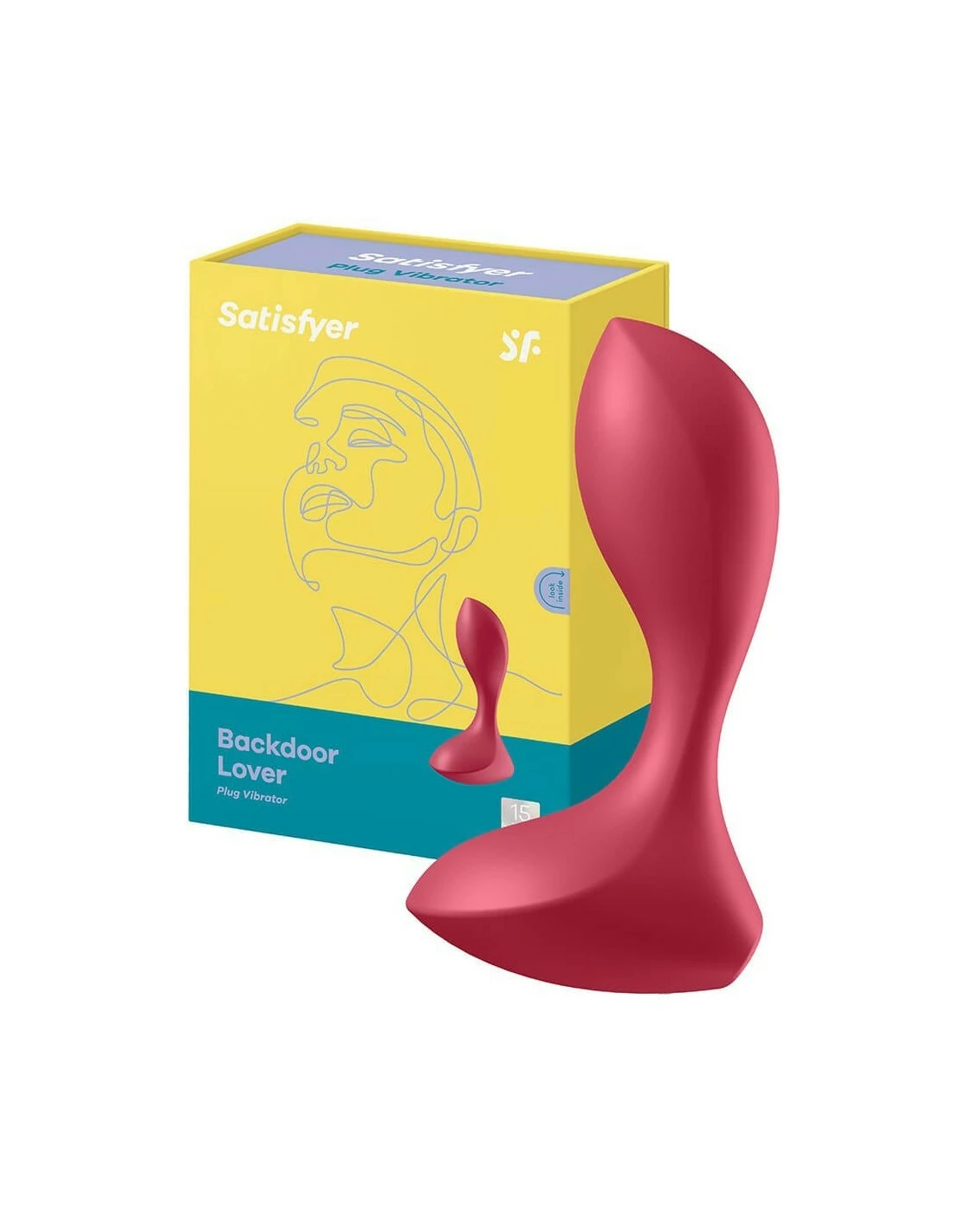 Satisfyer Backdoor Lover Anal Vibrator Red - Afbeelding 6