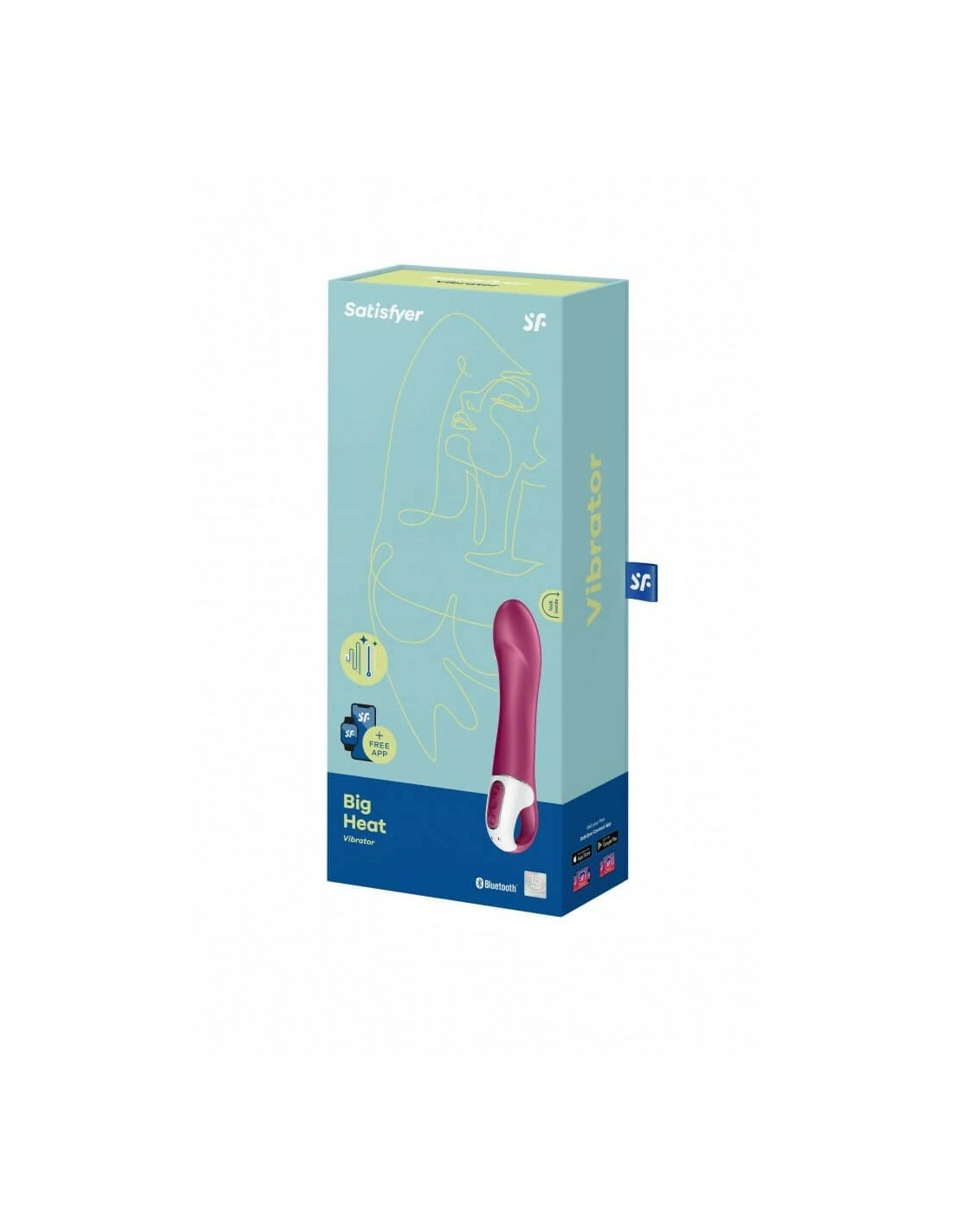 Satisfyer Big Heat Verwarmde G-spot Vibrator Berry - Afbeelding 8
