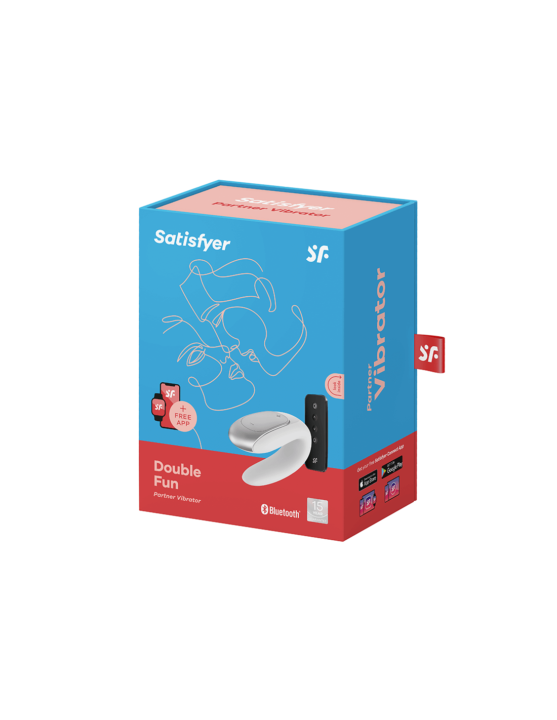 Satisfyer Double Fun Luxe Koppel Vibrator Wit - Afbeelding 7