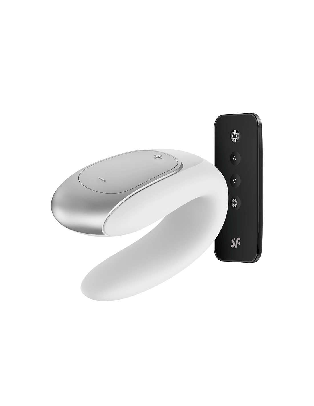 Satisfyer Double Fun Luxe Koppel Vibrator Wit