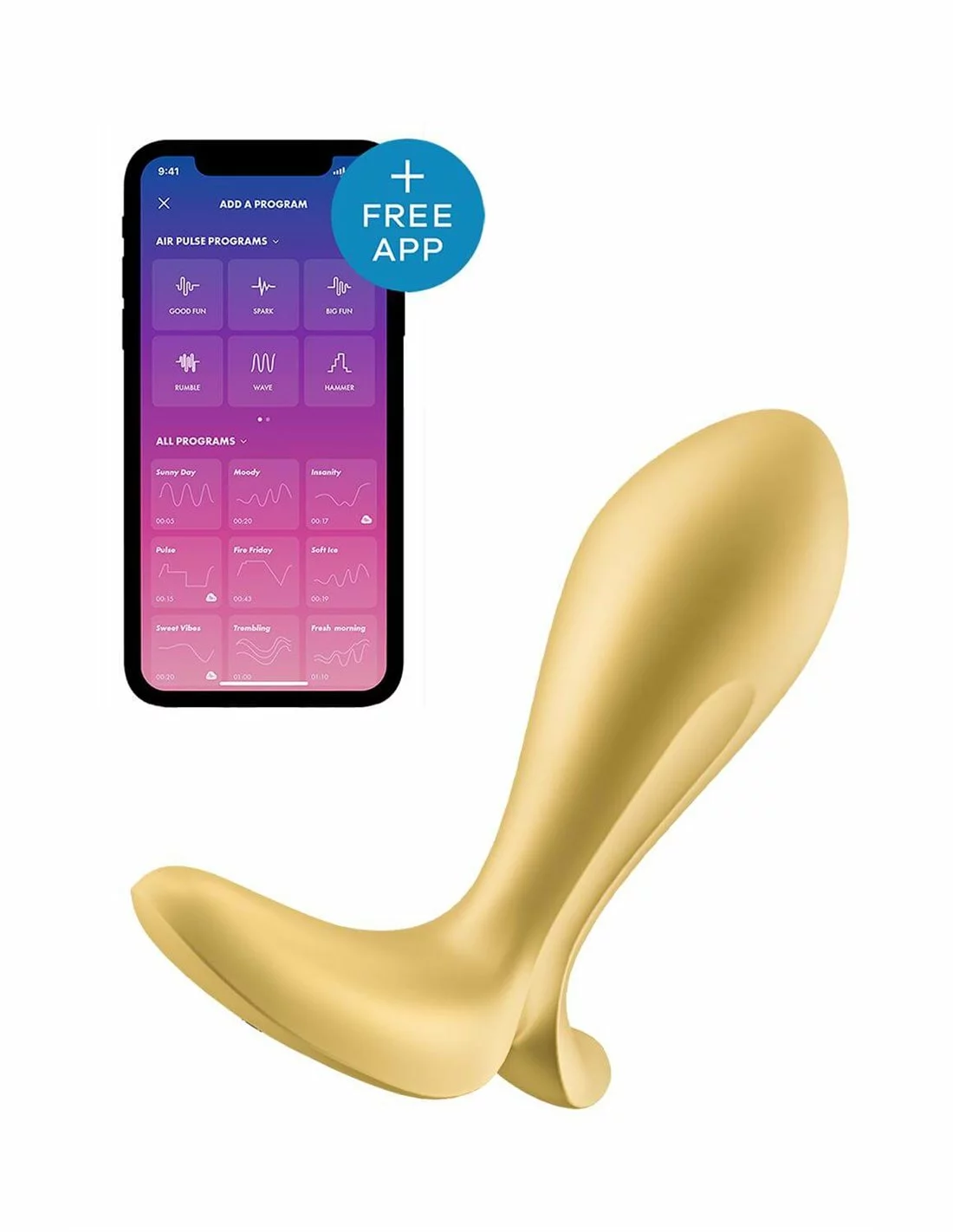 Satisfyer Intensity Plug Gold