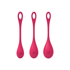 Satisfyer Yoni Power 1 Kegel Balls Set Red