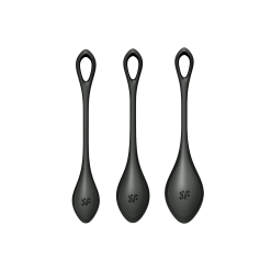 Satisfyer Yoni Power 2 Kegel Balls Set Black