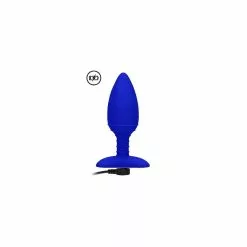 Shots Toys Shotstoys Elegance Heating Anal Butt Plug Glow Blue
