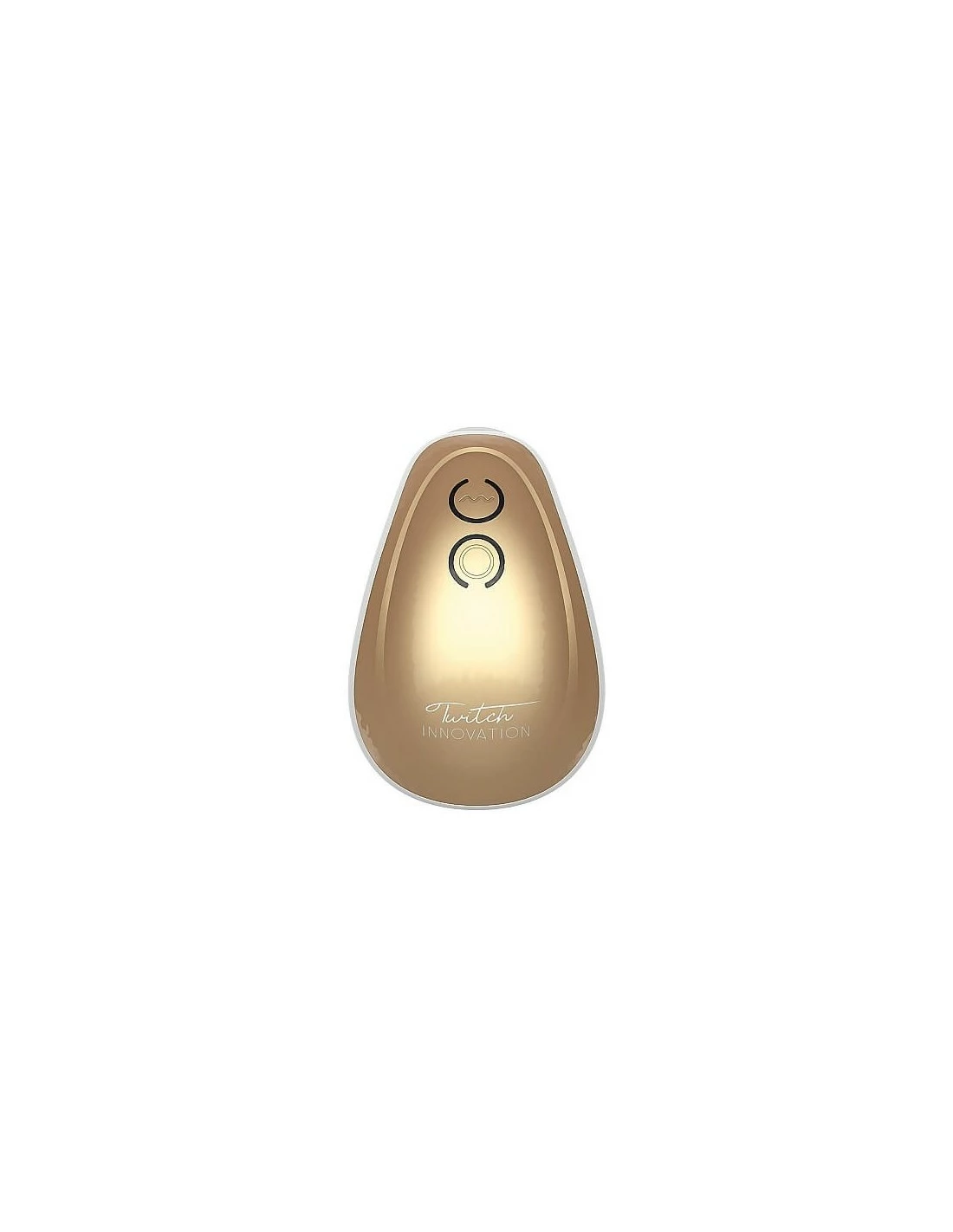 Shots Toys Shots Innovation Twitch Hands Free Suction Vibration Toy Gold - Afbeelding 3