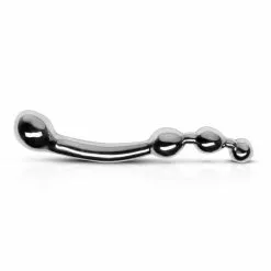Sinner Gear Unbendable Sinner Multi Stim Pleasure Wand Metalen Anaal Dildo