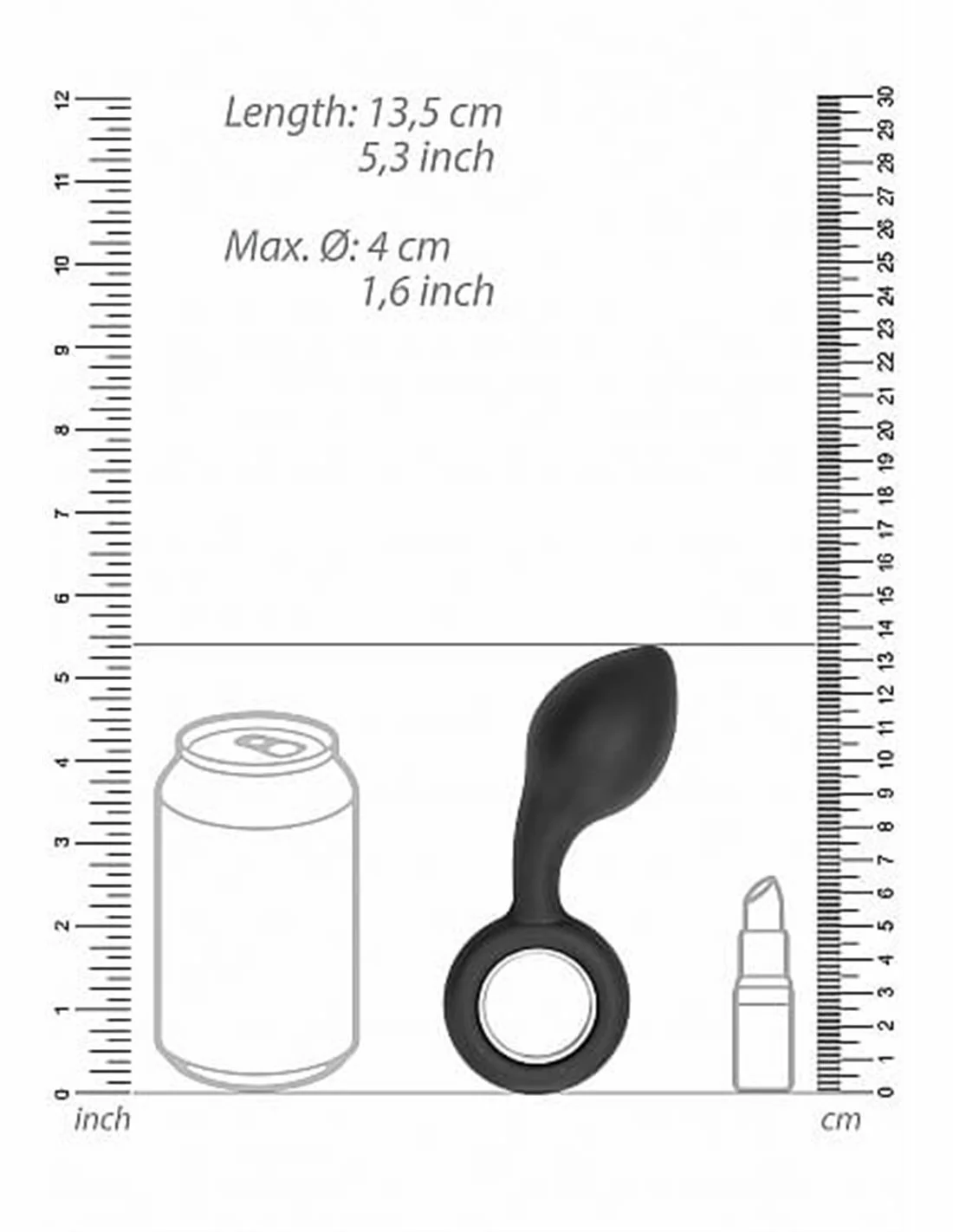 Shots Toys Sono No. 63 Dildo With Metal Ring - Afbeelding 6