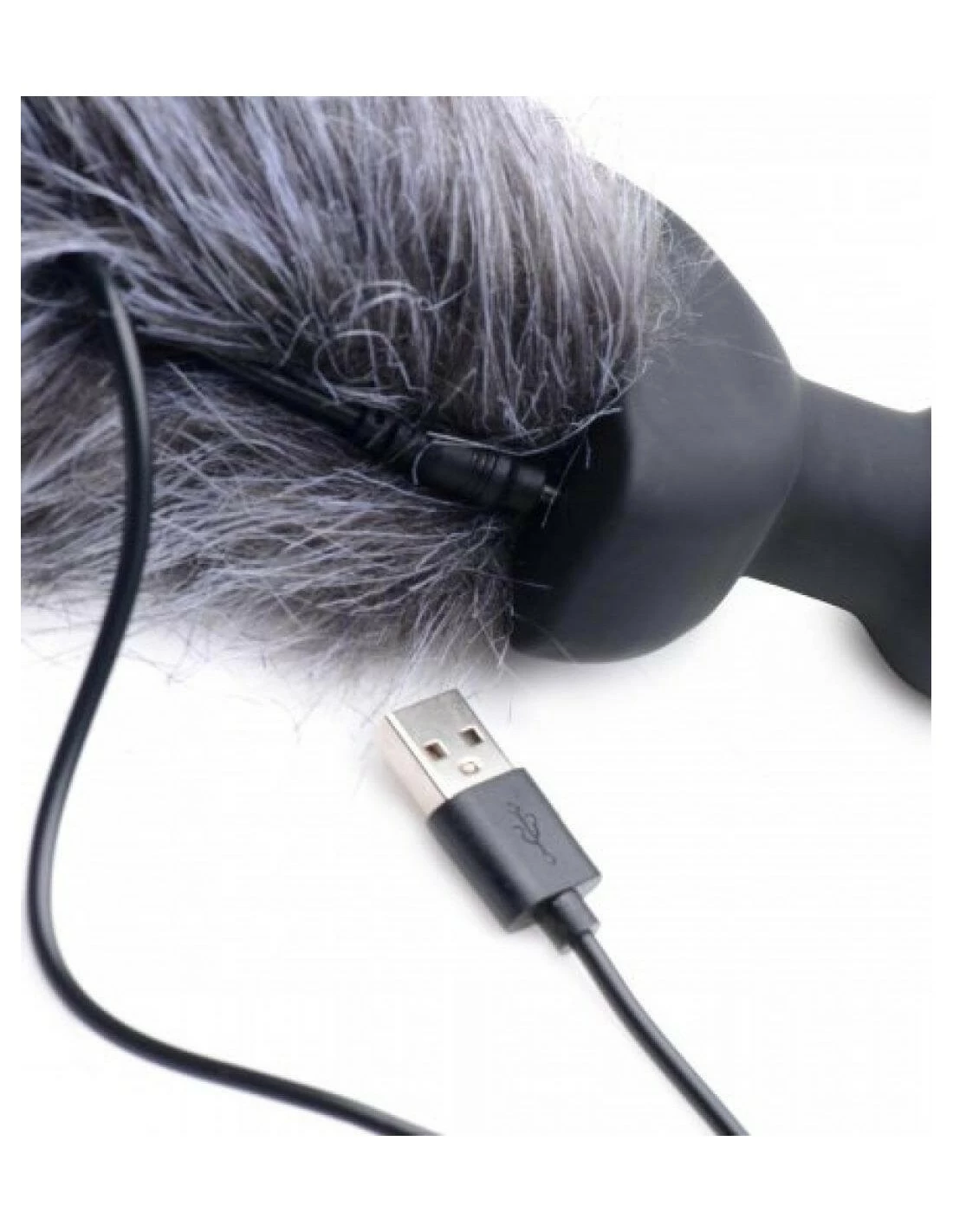 Tailz Vibrerende Anaal Plug Met Staart Vos Grey - Afbeelding 2