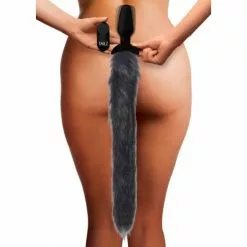 Tailz Vibrerende Anaal Plug Met Staart Vos Grey