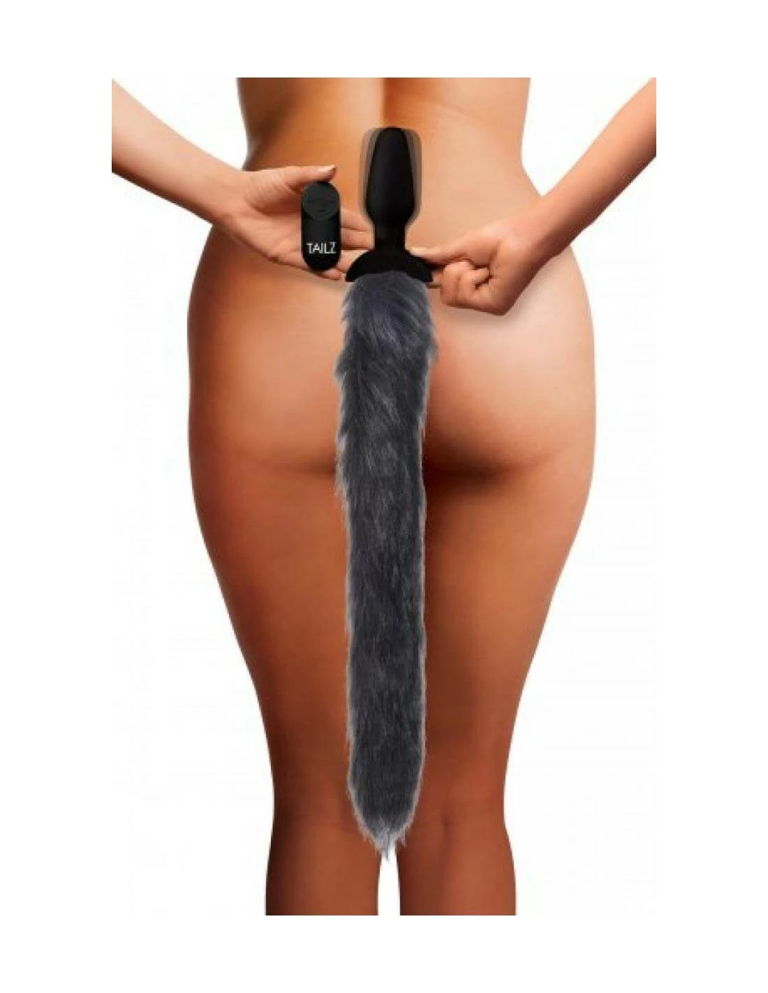 Tailz Vibrerende Anaal Plug Met Staart Vos Grey