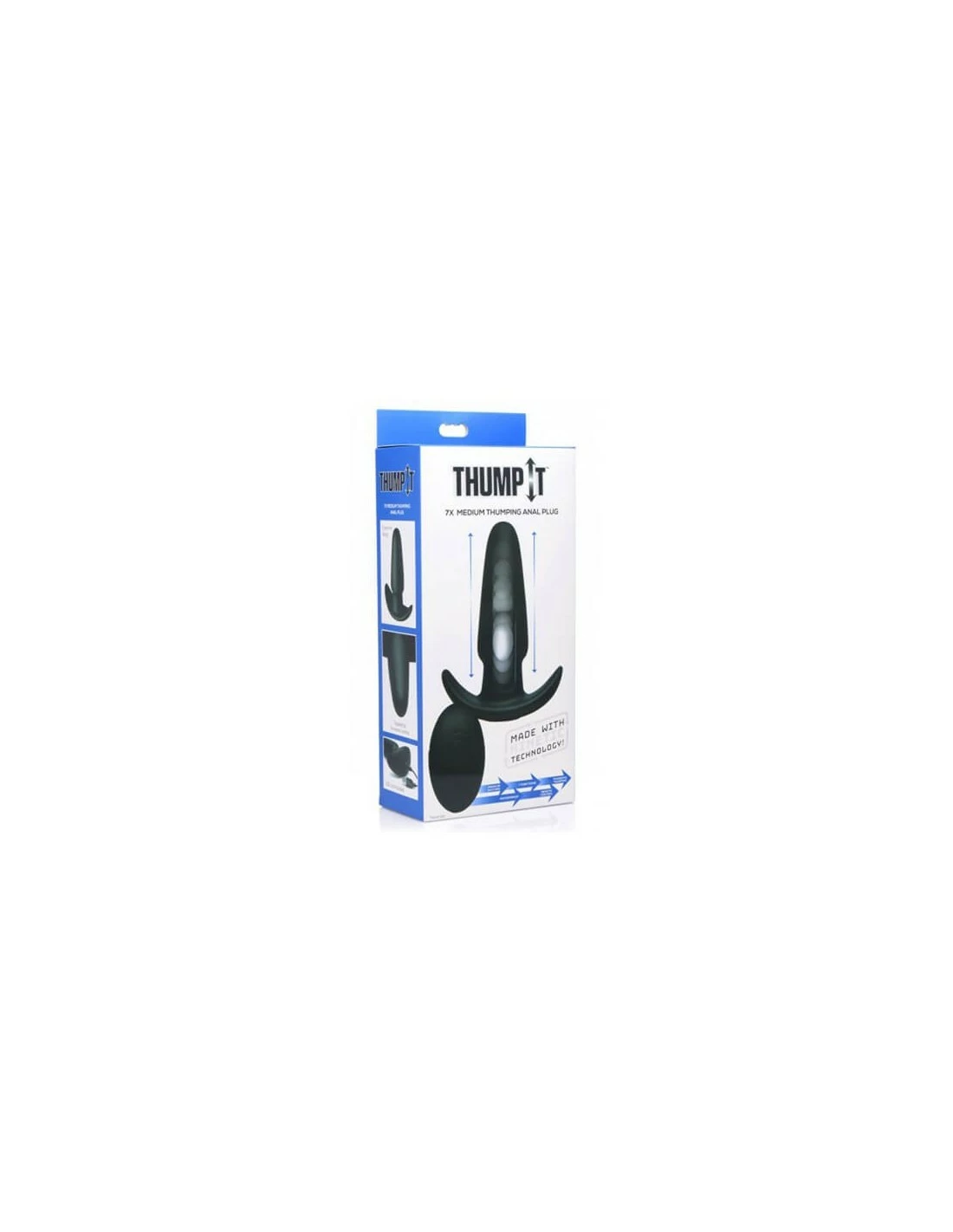 Thump-it Stotende Buttplug Medium - Afbeelding 5