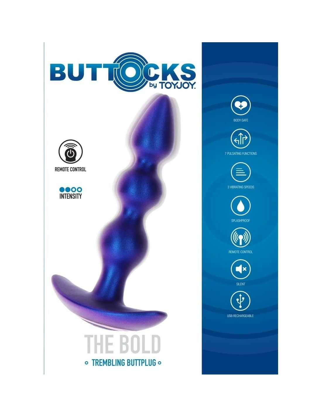 Toyjoy The Bold Beaded Vibrating Anal Plug - Afbeelding 7