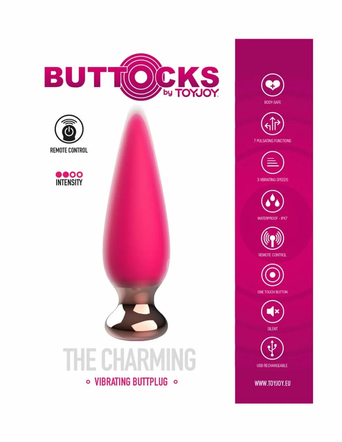 Toyjoy The Charming Butt Plug - Afbeelding 5
