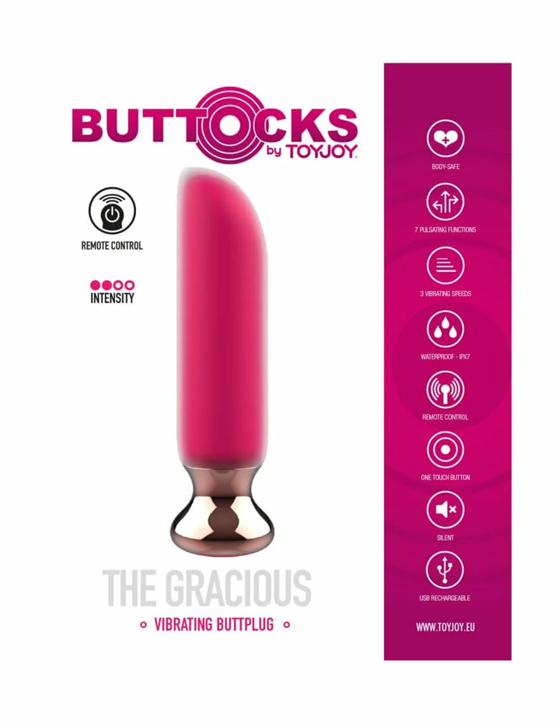 Toyjoy The Gracious Butt Plug - Afbeelding 6